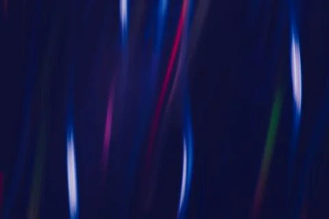 Colorful rays light reflection blue magenta lines Foto stock