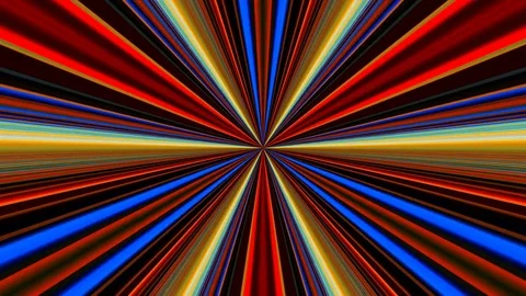 Colorful Rays Lights Beam Loop Vj 4K Stock Footage 83006821