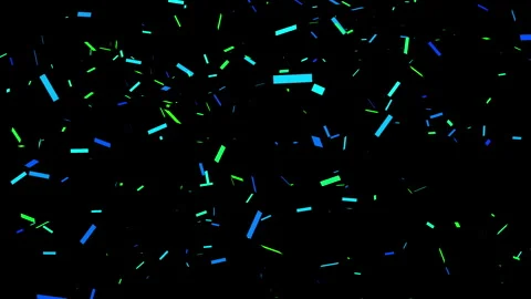 Colorful rectangle confetti animation falling from top to bottom. Stock Footage 336220277