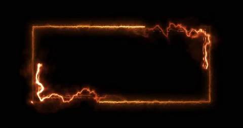 Colorful rectangle light orange blaze motion abstract effect Stock Footage 146203122