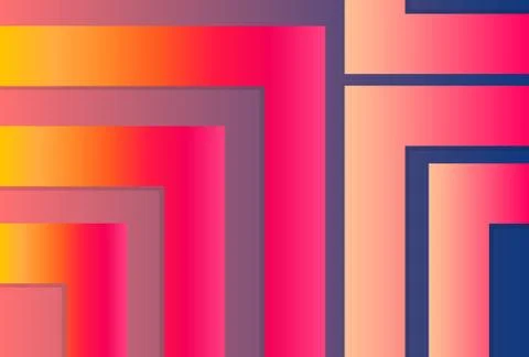 Colorful rectangular abstract background with gradient style Stock-Illustration