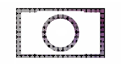 Colorful rectangular frames are very beautiful for your project photo or video Stock Footage 131806185