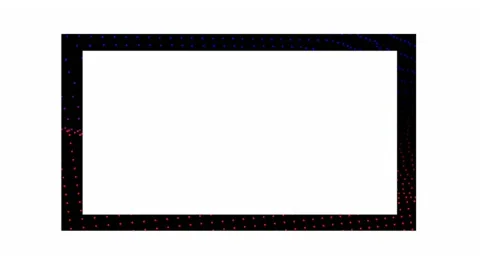 Colorful rectangular frames are very beautiful for your project photo or video Stock Footage 131807070