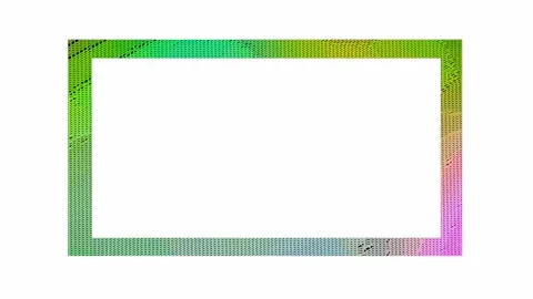 Colorful rectangular frames are very beautiful for your project photo or video Stock Footage 131807522