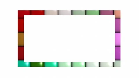 Colorful rectangular frames are very beautiful for your project photo or video Stock Footage 131807839
