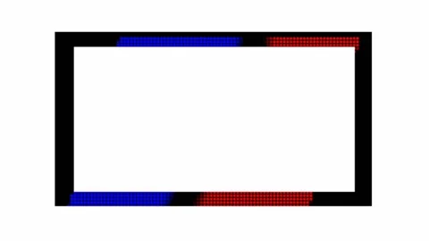 Colorful rectangular frames are very beautiful for your project photo or video Stock Footage 131807914