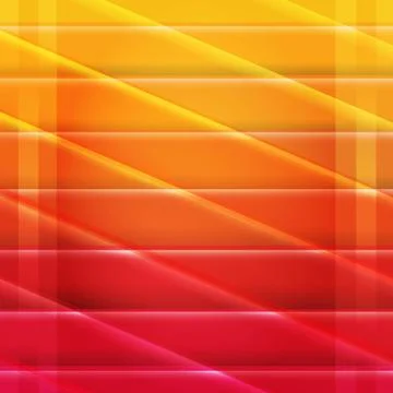 Colorful red and orange poster Stock Illustration
