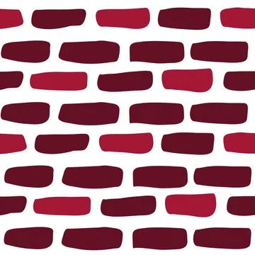 Colorful red brick seamless pattern vector Stock Illustration