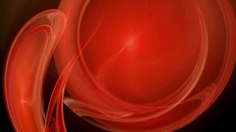 Colorful red circle pattern abstract motion background Stock Footage 91145476