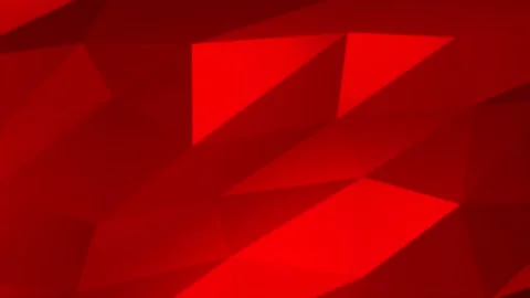 Colorful Red color geometric triangular low poly style gradient loop graphic Stock Footage 139727956