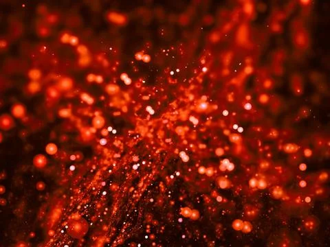 Colorful red lava in hell イラスト素材