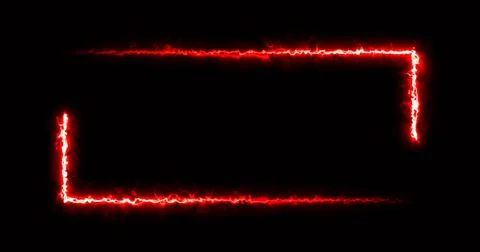 Colorful of red rectangle light blaze with smoke texture abstract Illustrazione stock