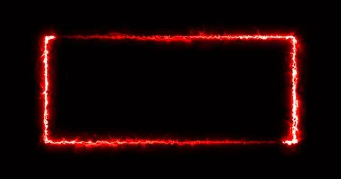 Colorful of red rectangle light blaze with smoke texture abstract Stock Photos