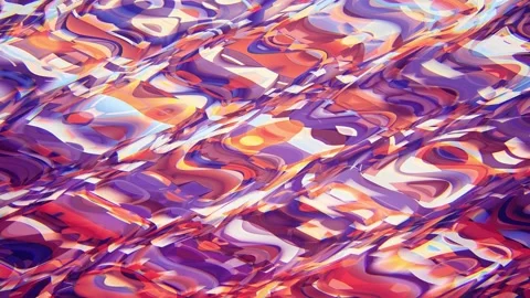 Colorful Refractive Liquid Stock Footage 153122093