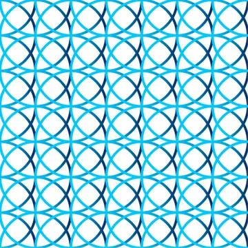 Colorful repeatable background with intersecting circles. Seamless. Stock Illustration