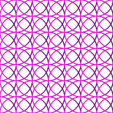 Colorful repeatable background with intersecting circles. Seamless. Stock Illustration