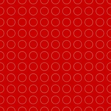 Colorful repeatable circle pattern. Vector art, illustration Stockillustratie