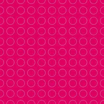 Colorful repeatable circle pattern. Vector art, illustration Stock Illustration