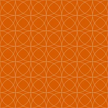 Colorful repeatable pattern with circles. Thin outlines. 스톡 일러스트
