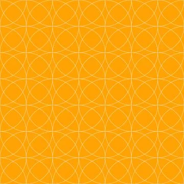 Colorful repeatable pattern with circles. Thin outlines. イラスト素材