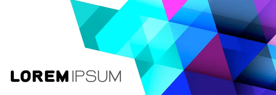 Colorful repeating triangles gradient geometric in contemporary style on white. Stock Illustration