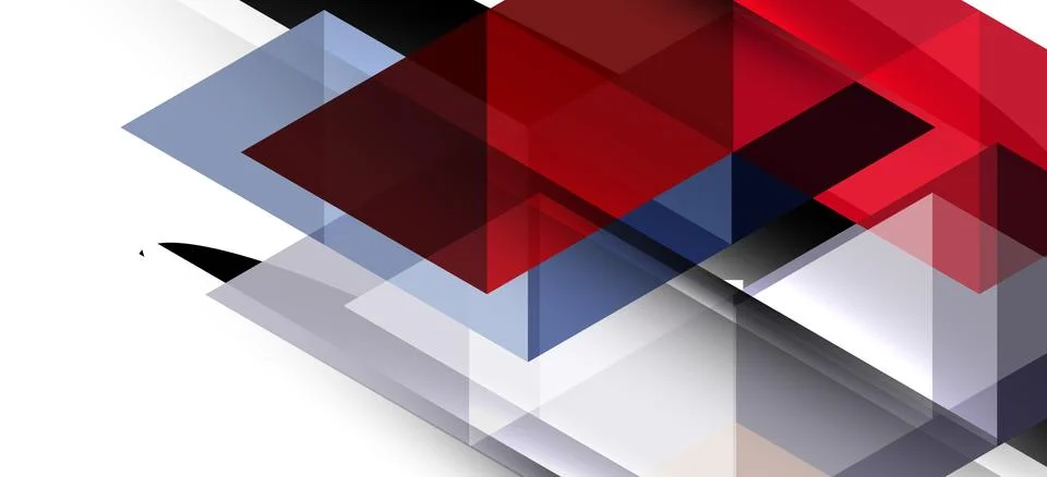 Colorful repeating triangles modern geometric in contemporary style on white Illustrazione stock