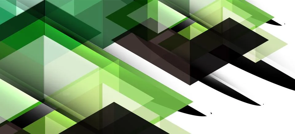 Colorful repeating triangles modern geometric in contemporary style on white Stock Illustration