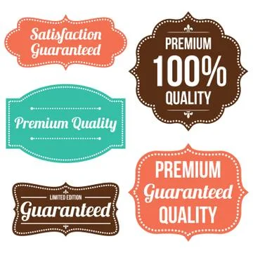 Colorful Retro Frames Stock Illustration