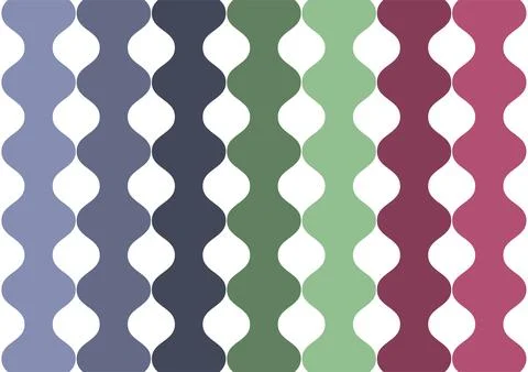 Colorful Retro Nostalgic Seamless Pattern Background Stock Illustration