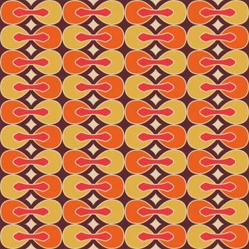 Colorful retro pattern Stock Illustration