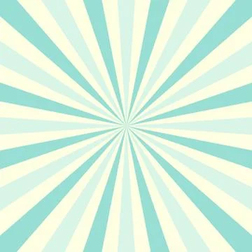 Colorful retro rays background Stock Illustration