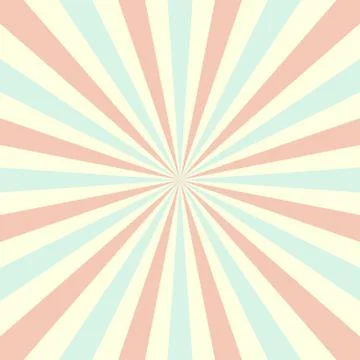 Colorful retro rays background Stock Illustration