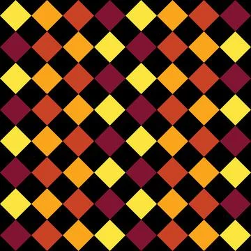 Colorful rhombuses seamless pattern. Vector illustration.	 Stock Illustration
