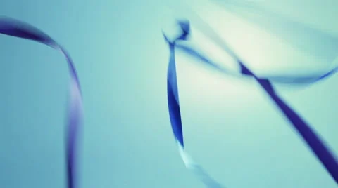 Colorful ribbons flow Stock Footage 64574970