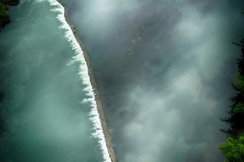 Colorful river Stock Photos