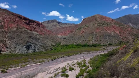Colorful river valley Video stock 245461139