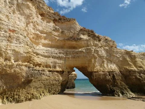Colorful rock cliffs Stock Photos