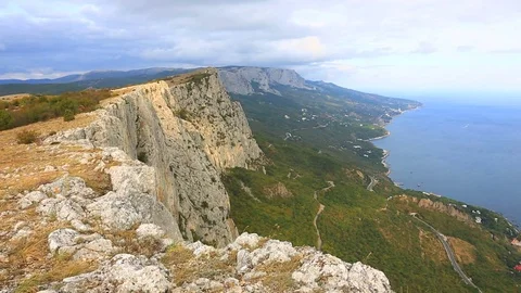 Colorful rocks in Crimea Stock Footage 79041575