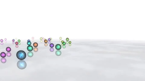 Colorful Rolling Marbles Stock Footage 35839998