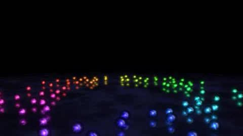 Colorful Rolling Marbles - Rainbow Video stock 35831221