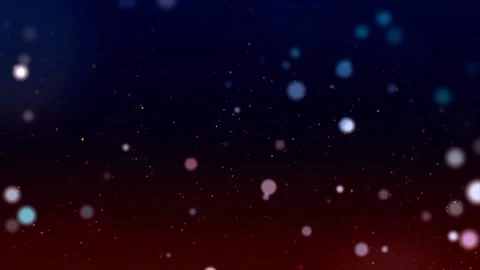 Colorful Romantic Particles Animation Loop  Stock Footage 224661938