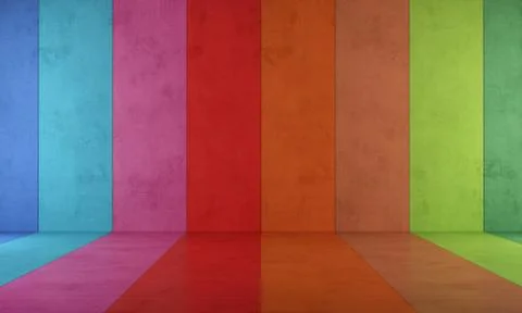 Colorful room Stock Illustration