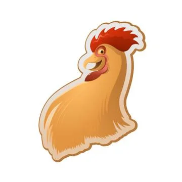Colorful rooster Stock Illustration