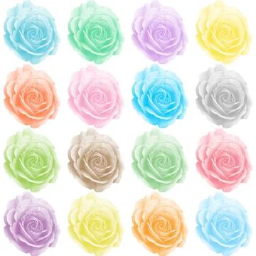 Colorful roses pattern Stock Illustration