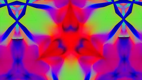 Colorful rotating background pattern. Seamless loop abstract video background Stock Illustration