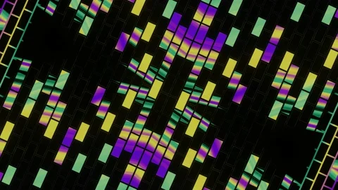 Colorful rotating looping background Stock Footage 201796232