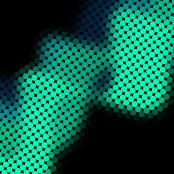 Colorful round shape pattern background Stock Illustration