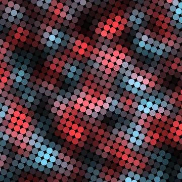 Colorful round shape pattern background Stock Illustration