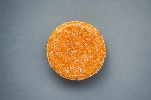Colorful round solid shampoo bars, zero waste Stock Photos