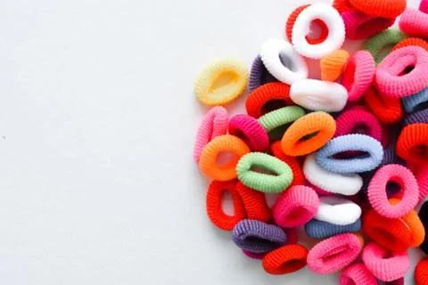 Colorful Rubber Bands Stock Photos